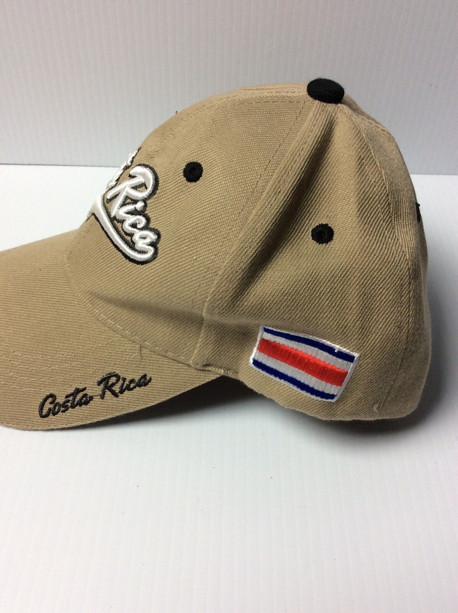Costa Rica Hat Adjustable Baseball Cap Tan Flag H006 | eBay display picture 3