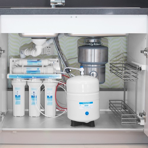 5 Stage Undersink Reverse Osmosis System Water Filter with 12Pcs Filter 75GPD - Picture 10 of 10