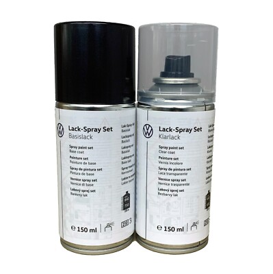 300 ml [113 /Liter] Neu Original Lackspray Set indigoblau-perleffekt VW LB5N