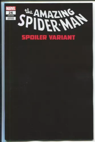 AMAZING SPIDER-MAN #26 - SPOILER VARIANT COVER - MARVEL COMICS/2023