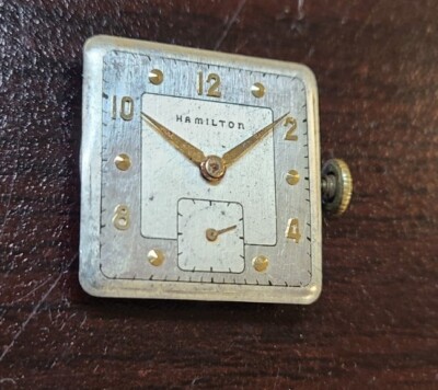 HAMILTON 1947 Eric Watch 17 Jewels Grade 747 U.S.A. 14K GF Vintage