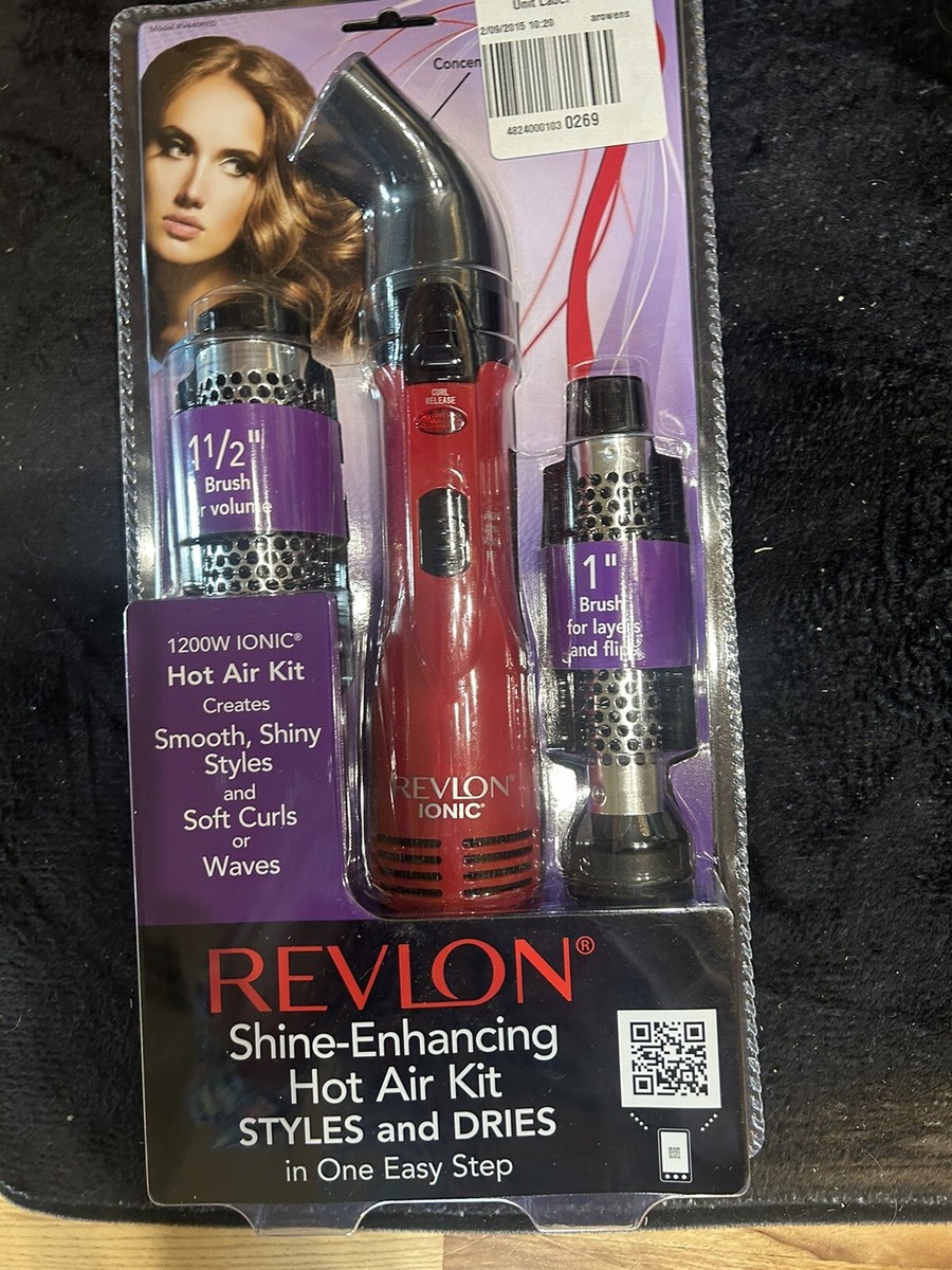 Revlon IONIC Hot Air Kit 1200W Shine Enhancing Styles Dries