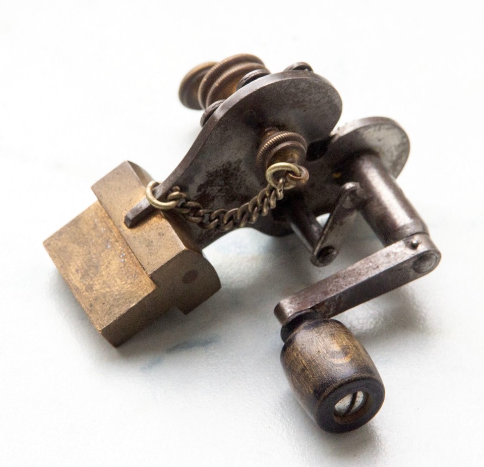 Antique Watchmaker Tool D.R.G.M. Pocket Watch Bow Mill Cutter Made In