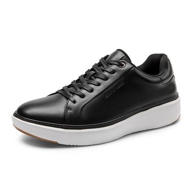 Men's Fashion Sneakers Casual Breathable Shoes Black/White/Brown Size 8-13
