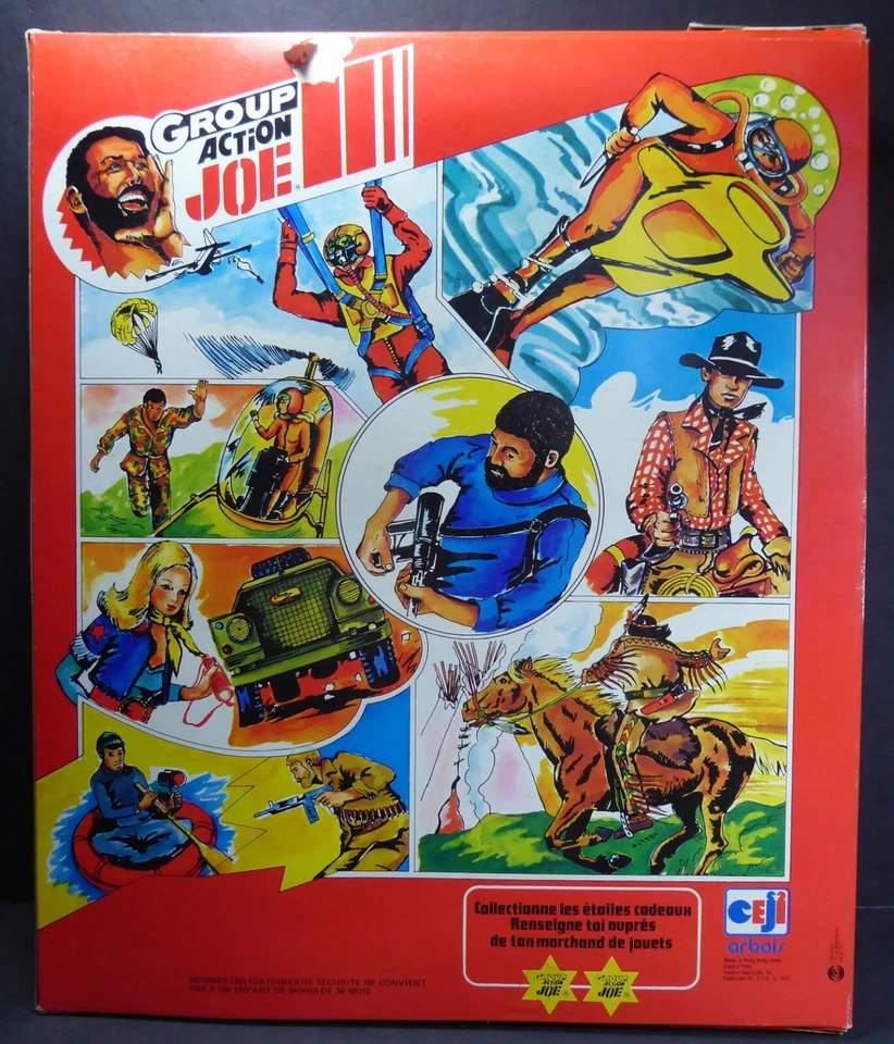 De colección 1976 Action Joe Wild West Series ~ Davy Crockett Box Set ~ GI Joe Davey Foto 3 de 4