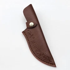 Leather Sheath Fixed Blade Straight Knife Sheath Scabbard with Belt Loop
