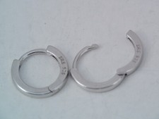 STERLING SILVER CHILDS SIZE HOOP EARRINGS
