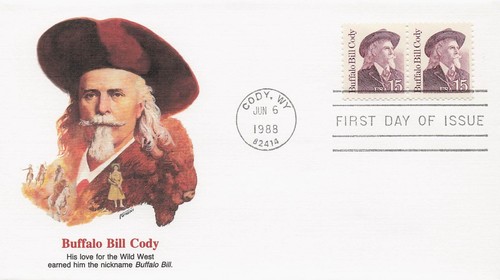 US 2177a FDC Buffalo Bill Cody Fleetwood