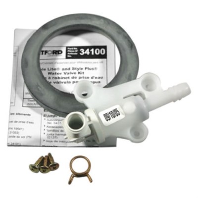Thetford 34100 Style Lite /& Style Plus Water Valve Kit