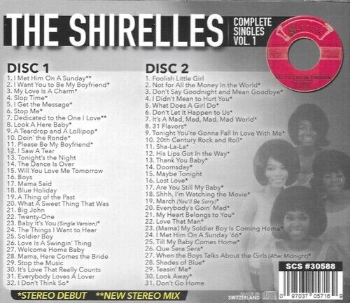 The Shirelles - Complete Singles, Vol. 1 [New CD