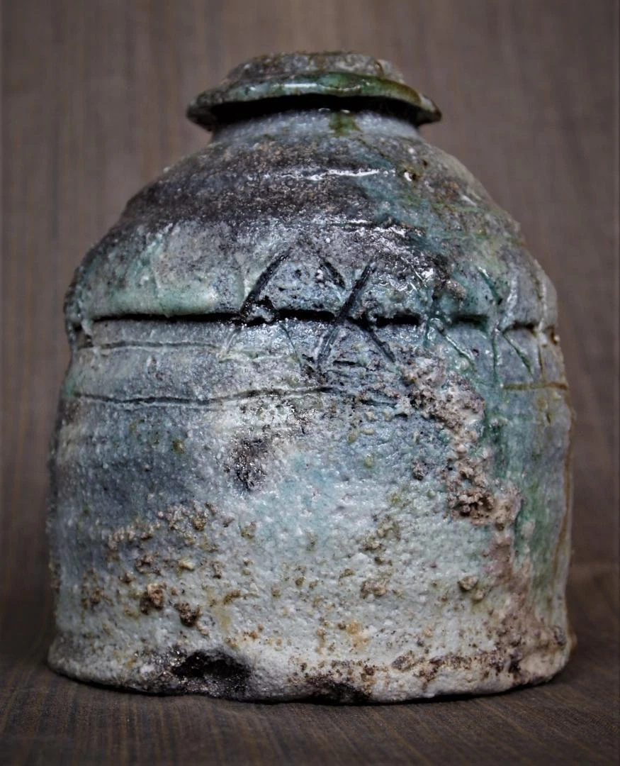Popular artist Masami Nagaoka Shigaraki Kiln Hen vase Shuzenji zukuri Same  box | eBay