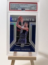 2019 Panini Contenders Optic Luka Doncic Playing the Numbers Game PSA 10