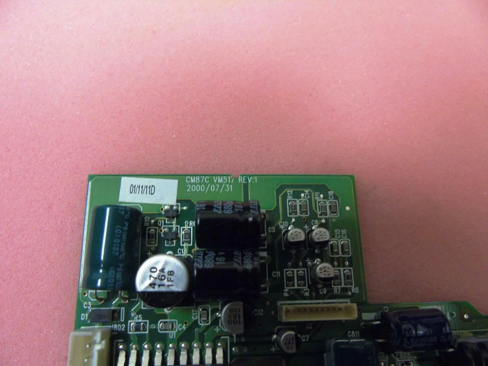 Compaq TFT 7020 LCD Monitor  455A3366001 PCBA Audio Board CM87C VM517 REV: 1 - Image 2 of 4