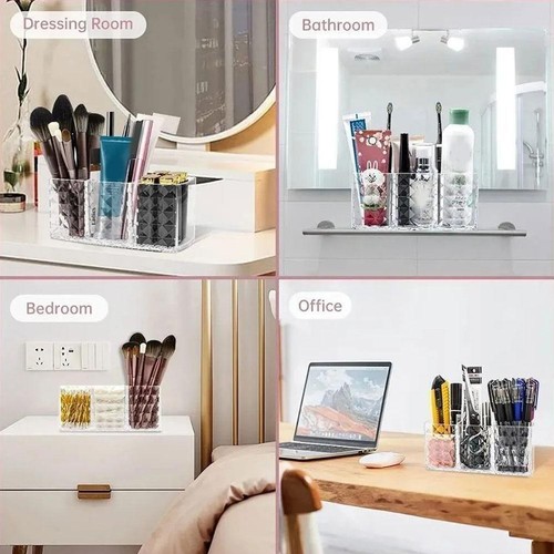Clear Cosmetic Makeup Make Up Display Organizer Case Storage Box GXB N2E0 M2W8 - Bild 10 von 12