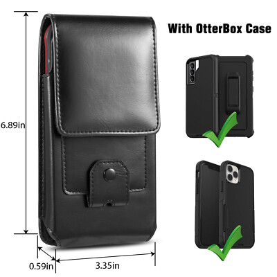 XL Handy Gürteltasche Universal Gürtel Tasche Holster Leder Case for Smartphone