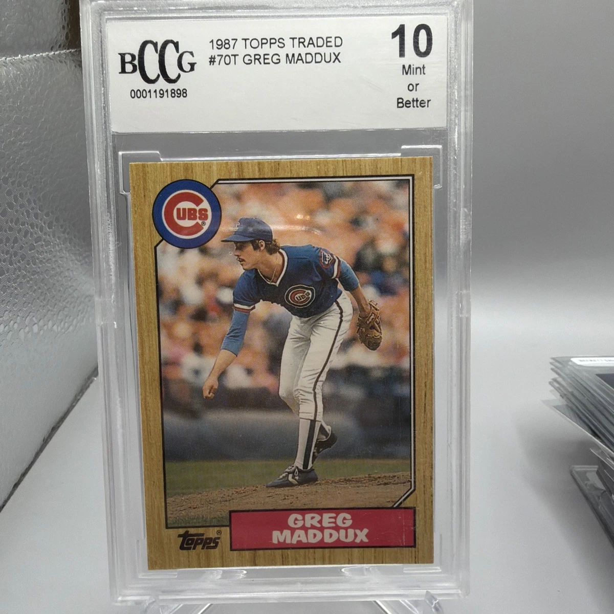 Greg Maddux 10 Graded Baseball Sports Trading Cards & Accessories 