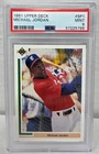 1991 Upper Deck Baseball MICHAEL JORDAN RC ROOKIE CARD PSA 9 MINT