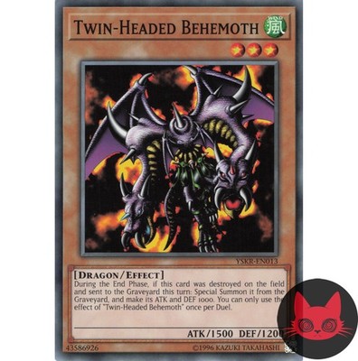 Yugioh Twin-Headed Behemoth YSKR-EN013 Common NM
