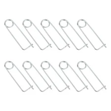 10pcs Steel Cotter Pins, M3.2x120mm Brooch Shape Cotter Safety Pin, Rectangle