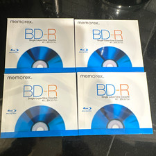 Memorex BD-R Recordable Blu-ray Disc 25GB 4x Single Layer Jewel Case