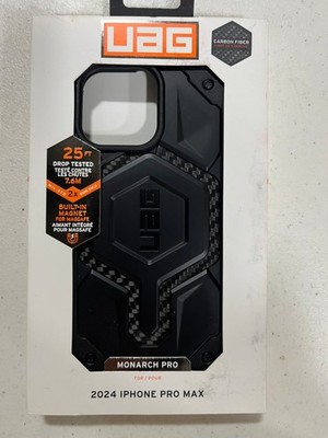 Urban Armor Gear UAG Monarch Pro Magsafe Case For iPhone 16 Pro Max Carbon Fiber