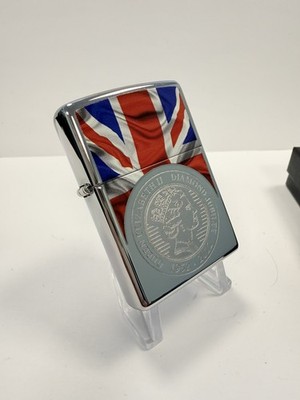 GENUINE Zippo Lighter QUEEN ELIZABETH DIAMOND JUBILEE 1952-2012 BOXED & NEW