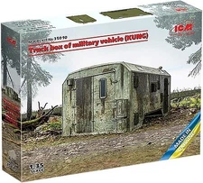 ICM Truck Box of Military Vehicle (KUNG) - Plastic Model Military Vehicle Kit