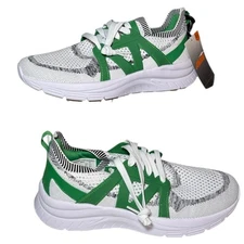 Avia Men's Quickflash Running Sneakers Green & White NEW