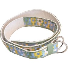 South Beach Martha’s Vineyard Belt Embroidered Easter Spring Flowers Size XL