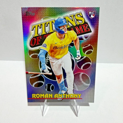 Topps Titans of the Game MLB Baseball Cards Lot (5) Roman Anthony, Etc.