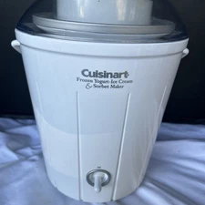 Cuisinart ICE-25 Frozen Yogurt Ice Cream Sorbet Maker Handle Bucket