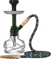 Mya Chico 251 Hookah Complete Set - Mya Shisha Hookah Set with Everything Green