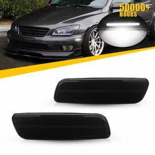 Front Bumper Side Marker Light Smoke White LED For Lexus Toyota Scion LX2551103