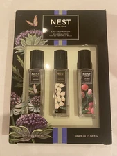 Nest New York Eau De Parfum MiniRollerball Trio Lychee Rose Golden Nectar Indigo