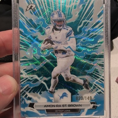 2025 Topps Resurgence~Amon-Ra St. Brown  Teal Surge 23/149 #32