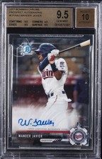 2017 BOWMAN CHROME PRSPCT AUTOS #WJ WANDER JAVIER BGS 9.5
