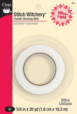 Dritz Stitch Witchery Regular Weight - 5/8 in x 20yd