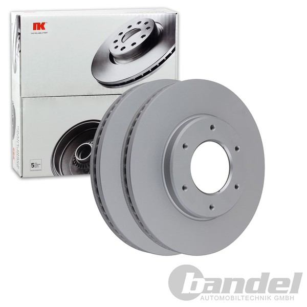2X NK Bremsscheiben 285Mm BelÜFtet Vorne Passend FÜR Toyota Hiace | 314567-image