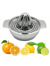 Heavy Duty Stainless Steel Citrus Juicer Manual Orange Lemon Squeezer 12cm Tool