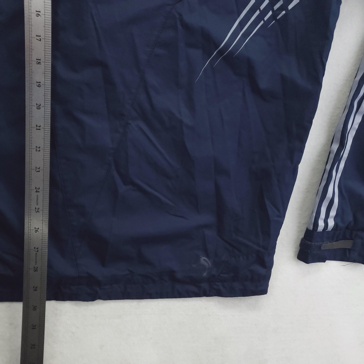 Adidas Jacket Mens Large Blue Climaproof Hooded Full Zip Clima365