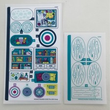 Genuine LEGO 43215 Sticker Sheet 1  2 New Unused Original Disney Set Parts