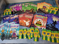 Halloween Coloring Book Assorted Lot With Crayons Age 3