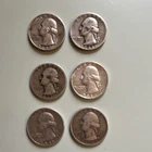 Washington Silver Quarters 1934-1955 Circulated 25C Coins