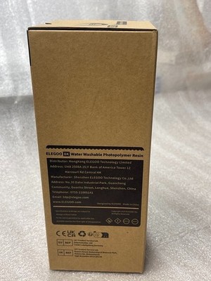 ELEGOO 8K Water Washalbe photopolymer Resin Space Gray 1000g