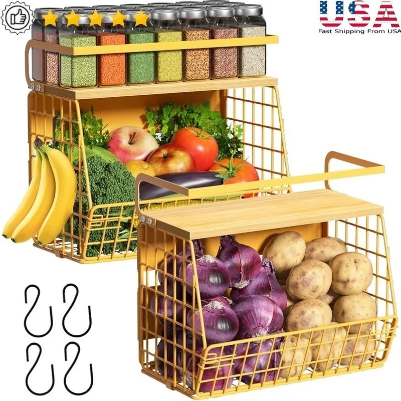 Magnetic Shelf Large Capacity Easy Install Storage Organizer Kitchen Office New
