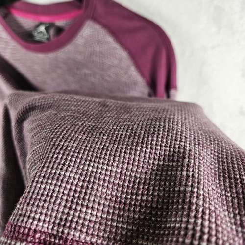 Nike Jordan Thermal Henley Tee Shirt Boys XL Purple Long Sleeve Cotton Blend - Picture 4 of 12