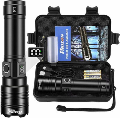 Rechargeable Flashlights 100000 High Lumens Long Range 3280 FT, Super Bright USB