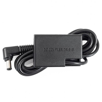 DR-E18 DC Coupler Adapter for Canon Rebel T6i T6s KISS X8i 8000D DRE18 0250C001