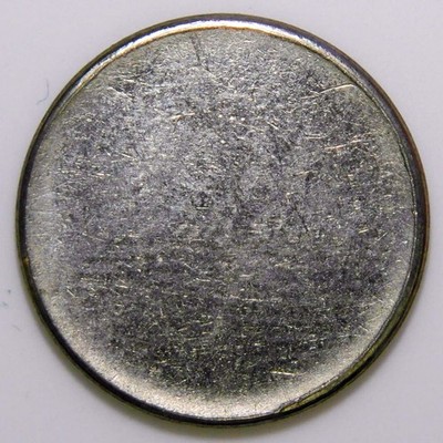 No Date Roosevelt Dime Unstruck Blank Planchet Mint Error 10c k692