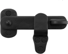 Brass Valley - 4" Black Flip Latch - Solid Cast Brass
